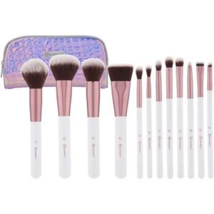 BH Cosmetics Crystal Quartz 12-Piece Brush SetNWT